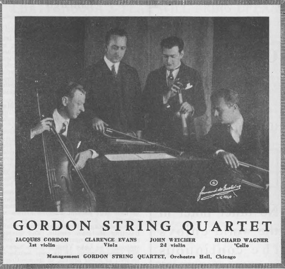 October 4th-10th: The Gordon String Quartet