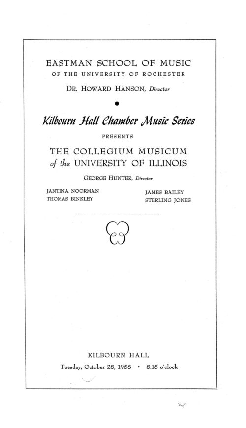 1958 October 28 Collegium Musicum of Univ of Illinois_Page_1