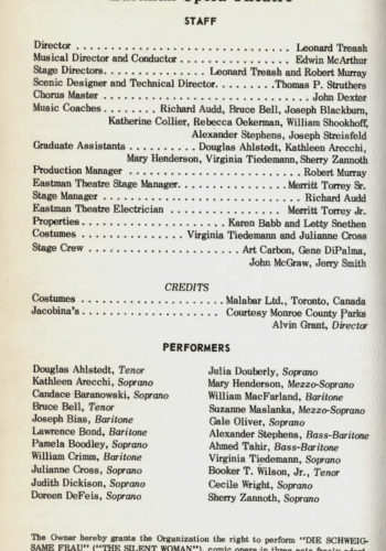 1970 December 17-18 opera Die Schweigsame Frau page 5