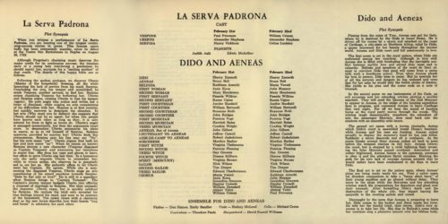 1970 February 21 La Serva Padrona and Dido and Aeneas page 2