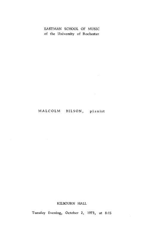 Malcom Bilson playing fortepiano program page 2