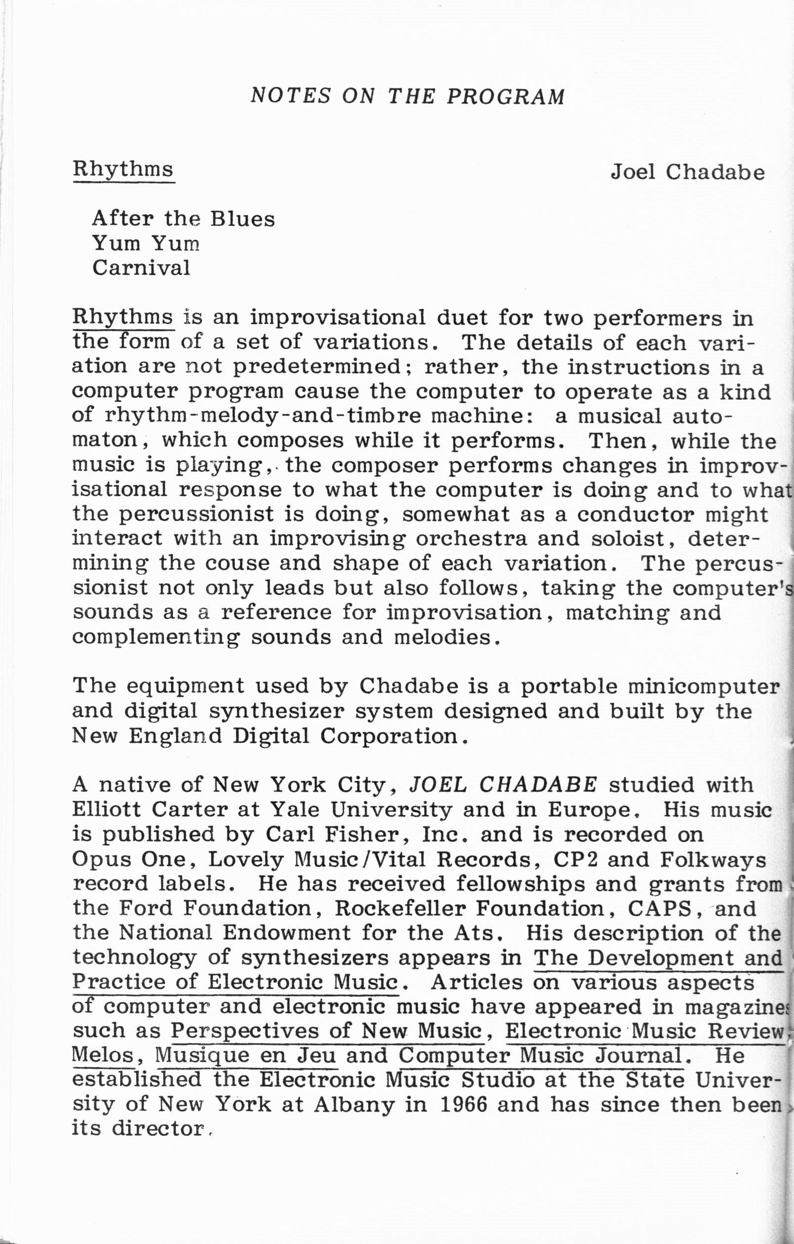 1983 ICMC Concert IV program, page 04