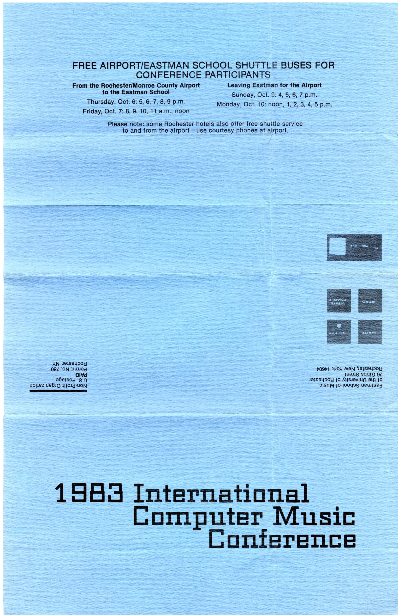1983 ICMC poster, back
