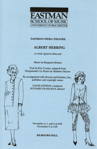 1988 November 4-6, program, page 1