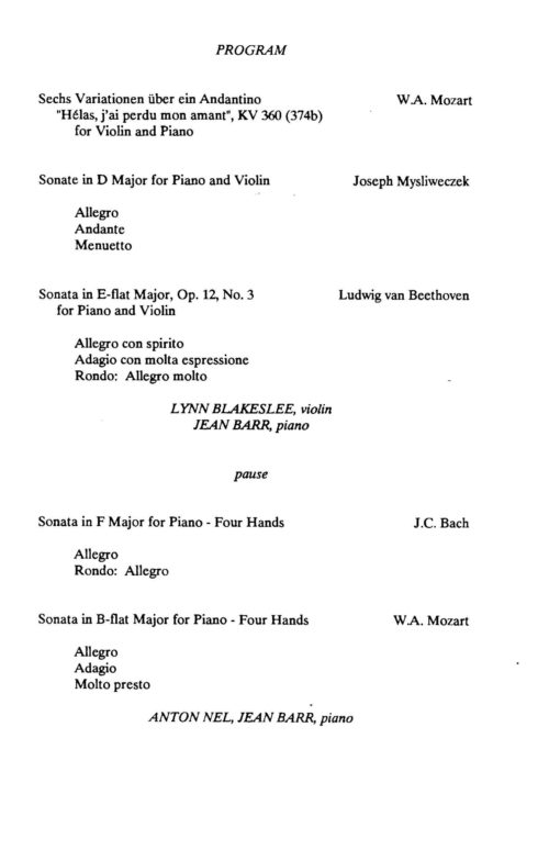 Mozart Hauskonzerte Series Page 2