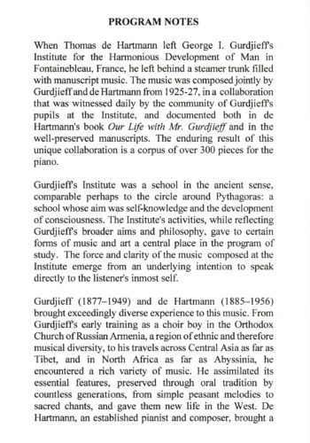 Music of Gurdjieff and de Hartmann page 4