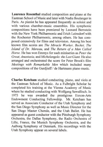 1999 October 17 Music of Gurdjieff and de Hartmann page 6