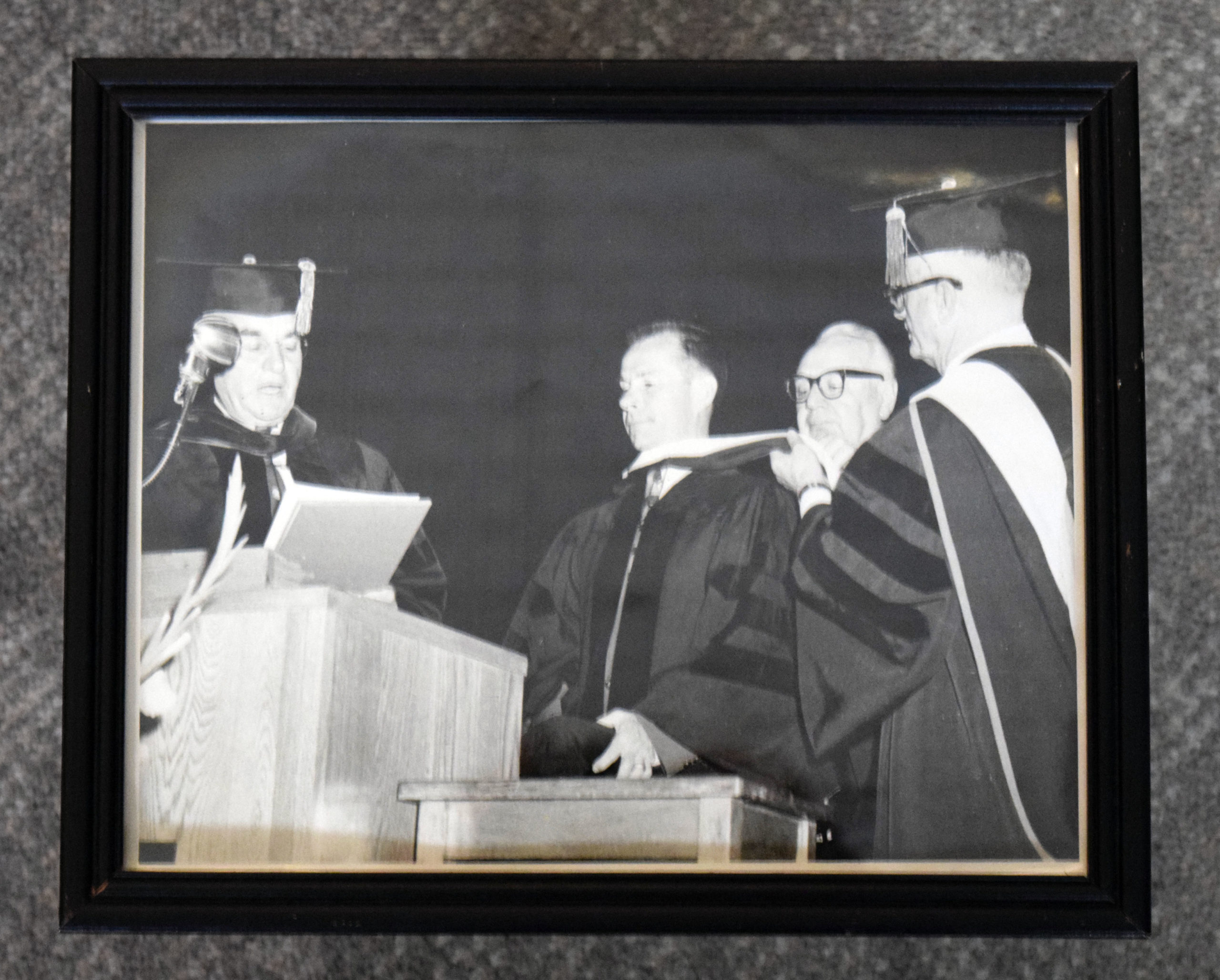 Fennell receiving honorary doctorate from OCU (1957)