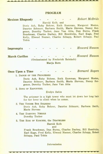 29 April 1938 Ballet Program ROC Civic Orchestra_Page_2
