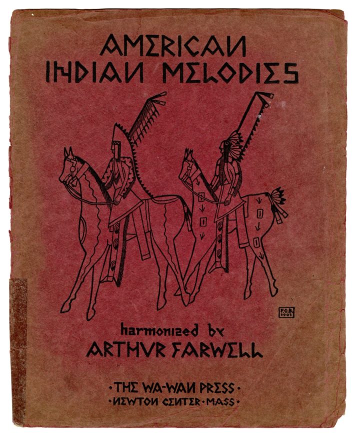 American Indian Melodies, cover of published score.