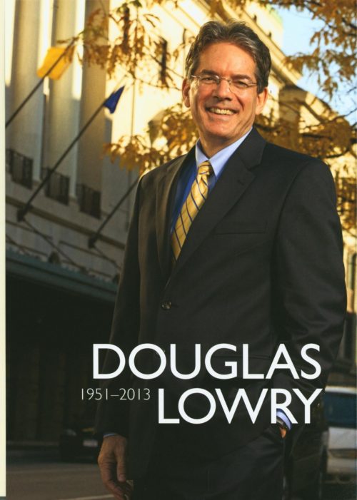 Douglas Lowry Memorial Celebration inside front cover page 2