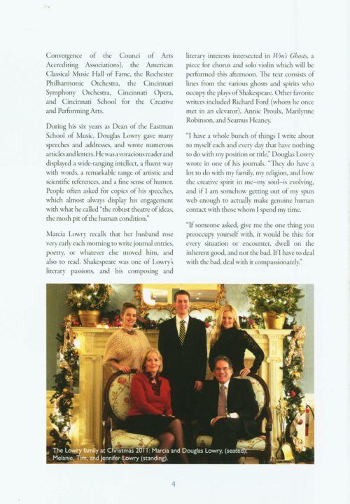 Douglas Lowry Memorial Celebration page 6