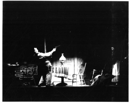 Various moments in Martin Mailman’s chamber opera The Hunted, Eastman School of Music, 1959.
