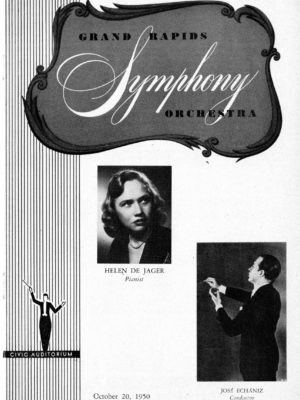 Grand Rapids Symphony 1950 October 20 cover