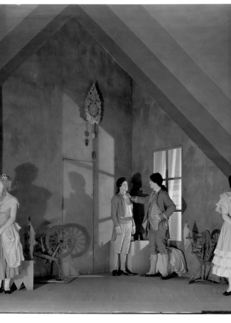 scenes from Flotow’s Martha as staged in Kilbourn Hall by the Rochester American Opera Company