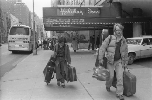 Shots of Eastman Philharmonia members on the road during their five-day tour, together with the surrounding scenery.