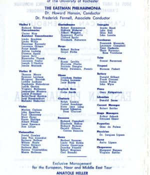 Philharmonia program 10 December 1961 page 2