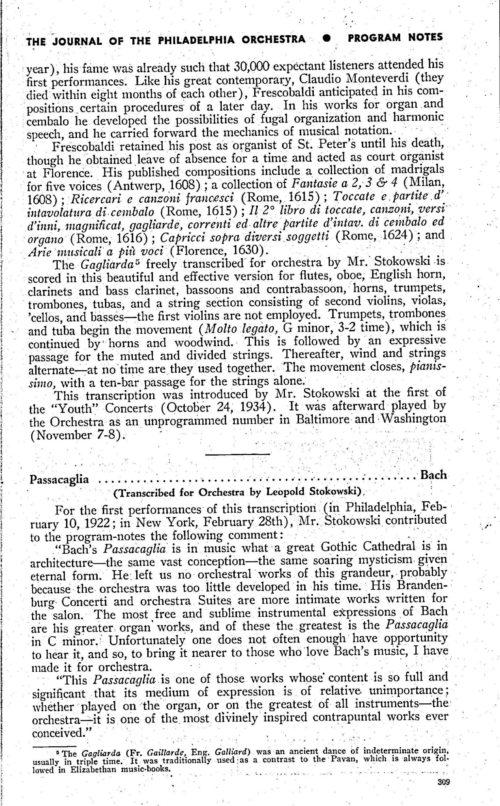 Printed program Philadelphia Orchestra December 10 and 11, 1937 page 11