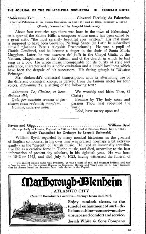 Printed program Philadelphia Orchestra December 10 and 11, 1937 page 8