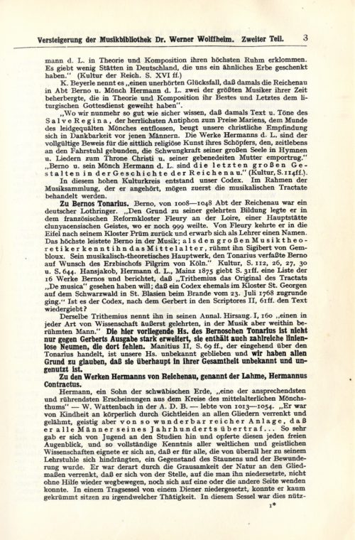 Wolffheim auction catalog vol 2, page 3