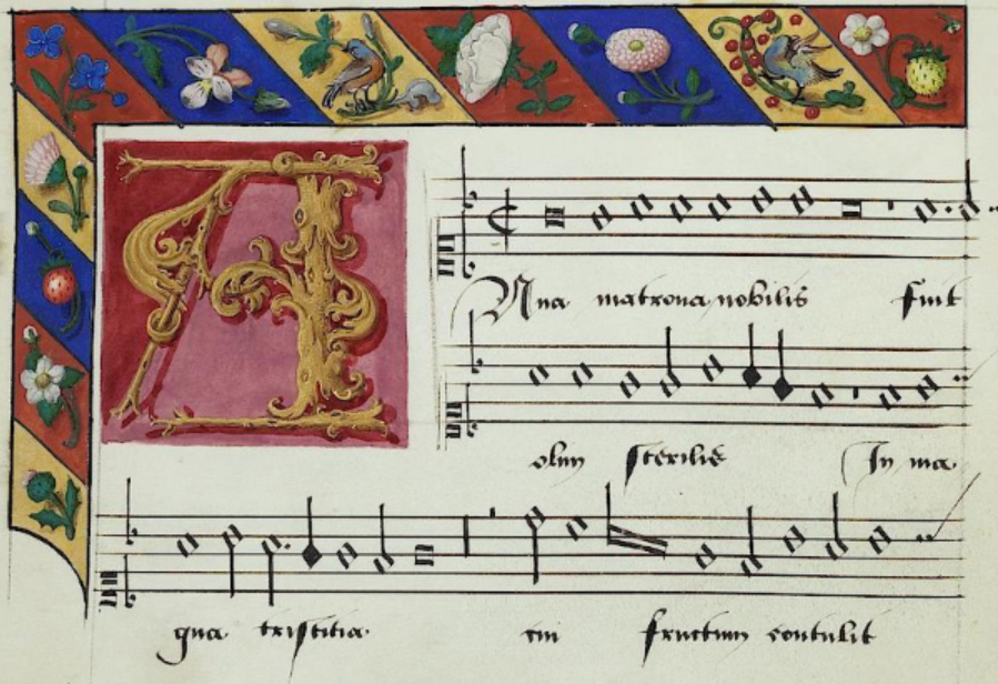 Renaissance Music score