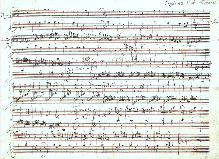 music score