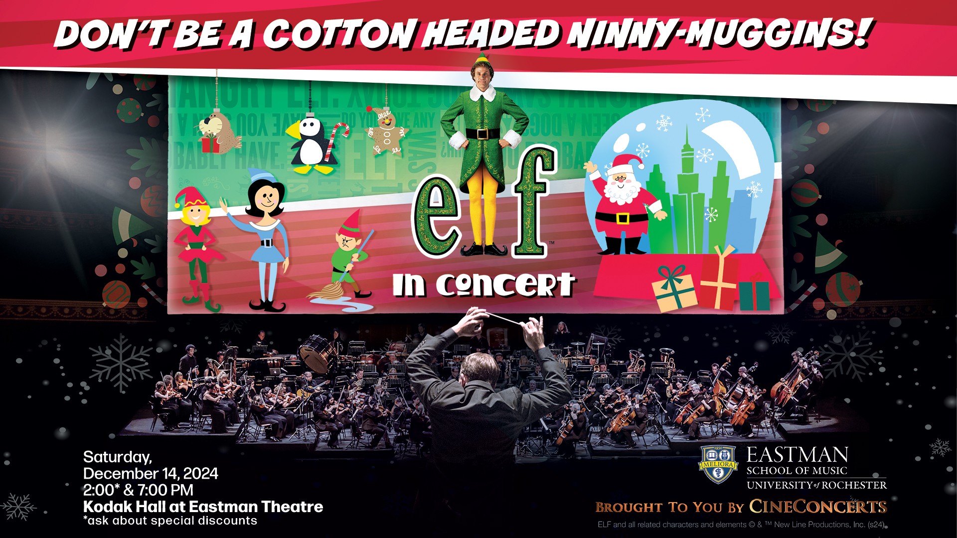 Kodak Hall Series Presents: Elf in Concert « Eastman Theatre