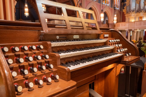 Hooks-and-Hastings organ detail