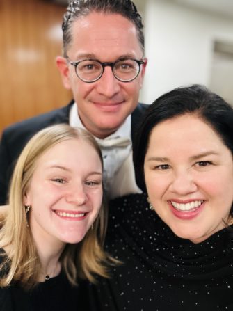 From L to R: Angelina Phillips, Erik Behr, Juliana Athayde.